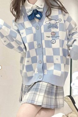Cinnamoroll Buttoned Blue Cardigan