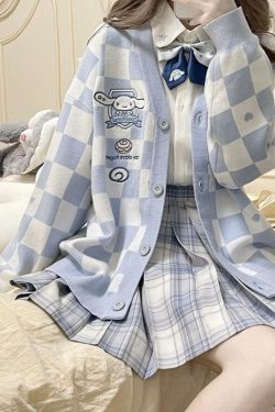 Cinnamoroll Buttoned Blue Cardigan