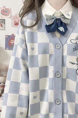 Cinnamoroll Buttoned Blue Cardigan