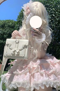 Classic Elegant Bow Lolita Small Shoulder Ita Bag