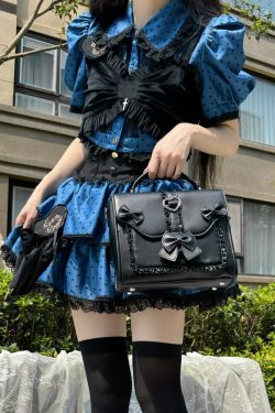 Classic Elegant Bow Lolita Small Shoulder Ita Bag