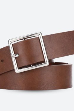 Classic Faux Leather Belt