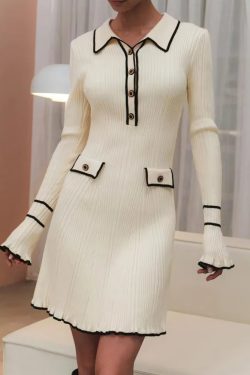 Classic Ribbed Midi Dress