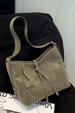 Classy Army Green Solid Durable Faux Leather Messenger Bag