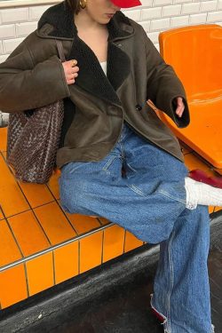 Classy Brown Weave Design Large Capacity Faux Leather Women Handbag