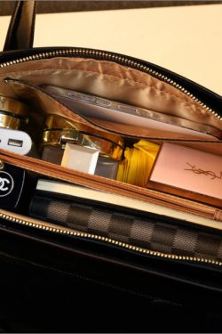 Classy Gradient Color Three-dimensional Flower Tote Handbag