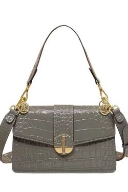 Classy Green Durable Calf Leather Satchel Bag Handbag