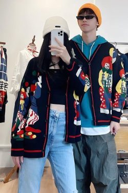 Clowns Knitted Cardigan