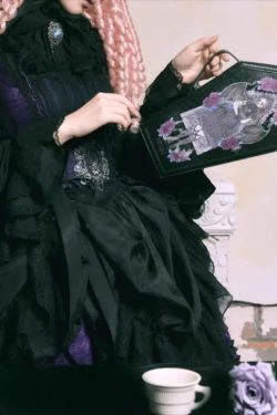 Coffin Ita Backpack – Gothic Lolita PU Dark Print Halloween Crossbody & Shoulder Bag for Women