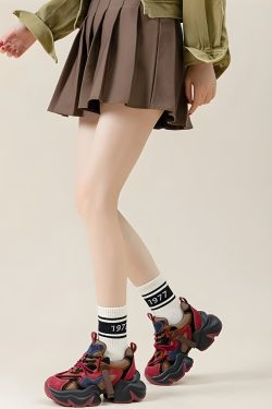 Color Block Platform Sneakers
