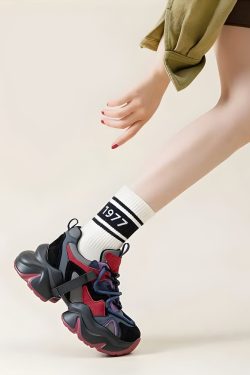Color Block Platform Sneakers