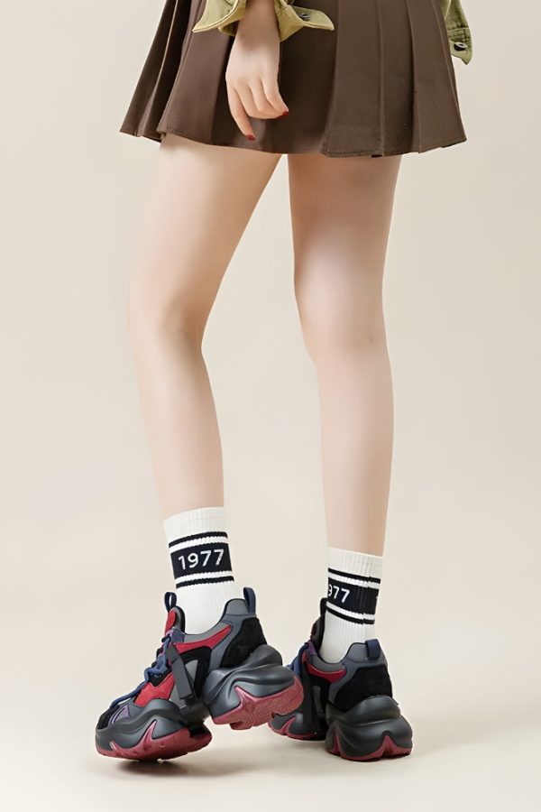 Color Block Platform Sneakers
