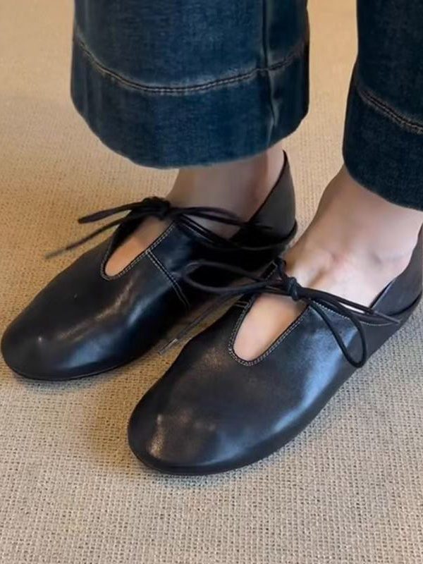 Comfortable Splicing Flat Shoes For Women Blue Faux Leather