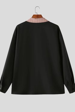 Contrast Collar Shirt