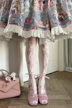 Coquette Bow Lace Up High Heels