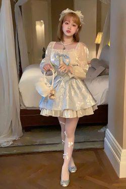 Coquette Bow Princess Mini Dress