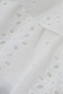 Coquette Broderie Anglaise Top & Mini Skirt Two Piece Set