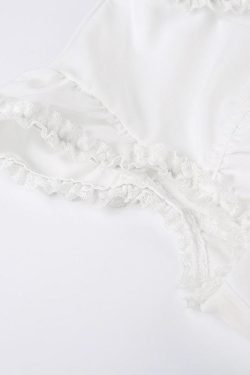 Coquette Cap Sleeve Lace Up Top