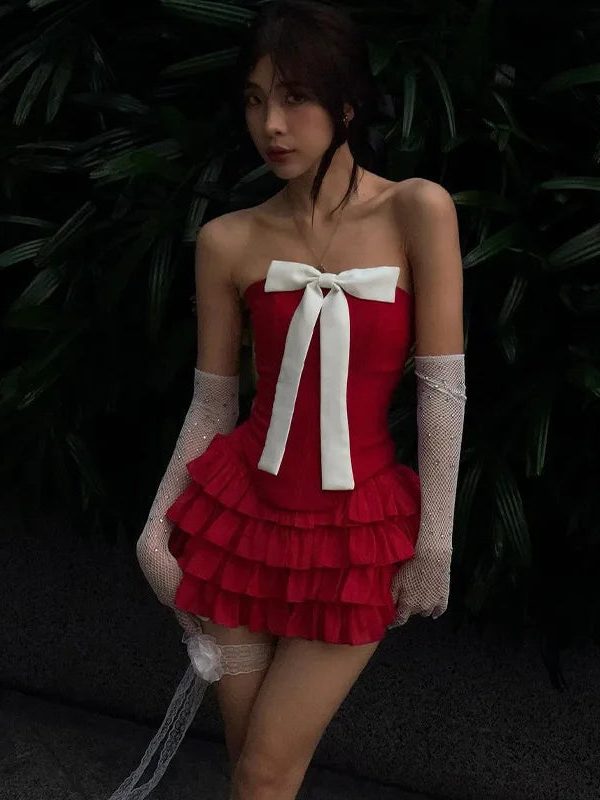 Coquette Corset Top & Mini Skirt Two Piece Set