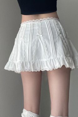 Coquette Frill Hem Mini Skirt
