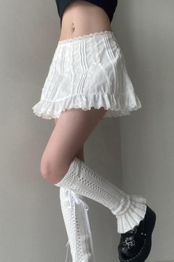 Coquette Frill Hem Mini Skirt