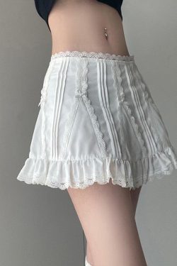 Coquette Frill Hem Mini Skirt