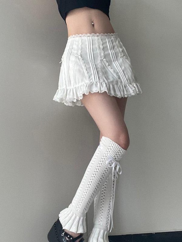 Coquette Frill Hem Mini Skirt