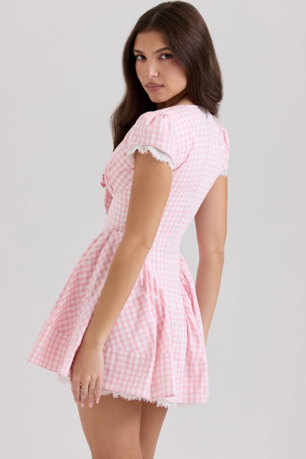 Coquette Gingham Mini Dress