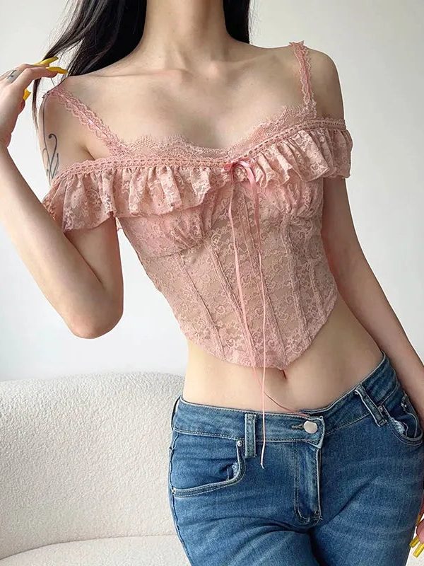 Coquette Lace Crop Top