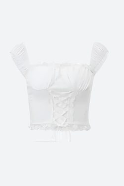 Coquette Lace Up Crop Top & Maxi Skirt Two Piece Set