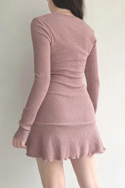 Coquette Pink Mini Dress