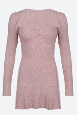 Coquette Pink Mini Dress