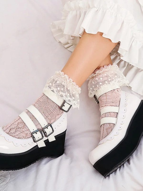 Coquette Platform Mary Jane Shoes