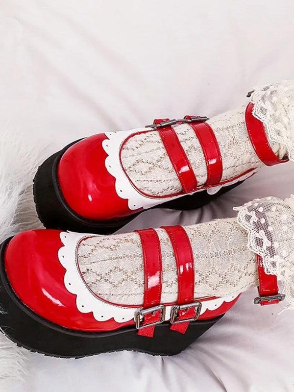 Coquette Platform Mary Jane Shoes