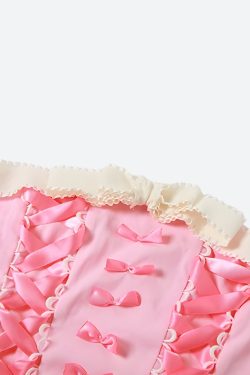 Coquette Ribbon Bow Tube Top