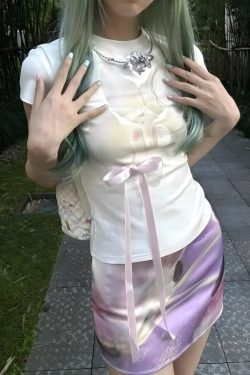 Coquette Ribbon Layered Top