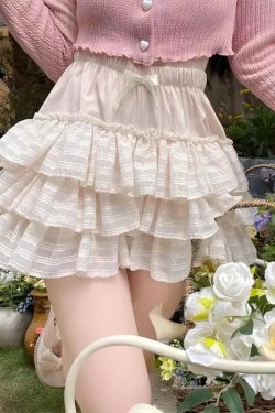 Coquette Ruffle Mini Skirt