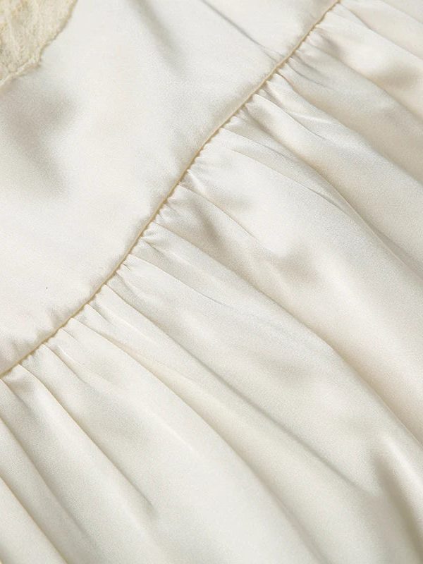 Coquette Split Front Lace Top