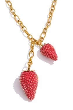 Coquette Strawberry Necklace