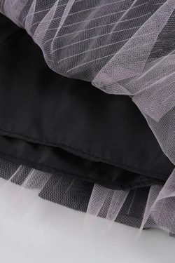 Coquette Striped Mini Skirt