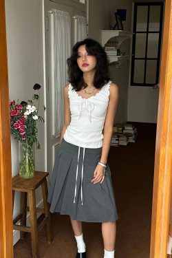 Coquette Tie Front Top