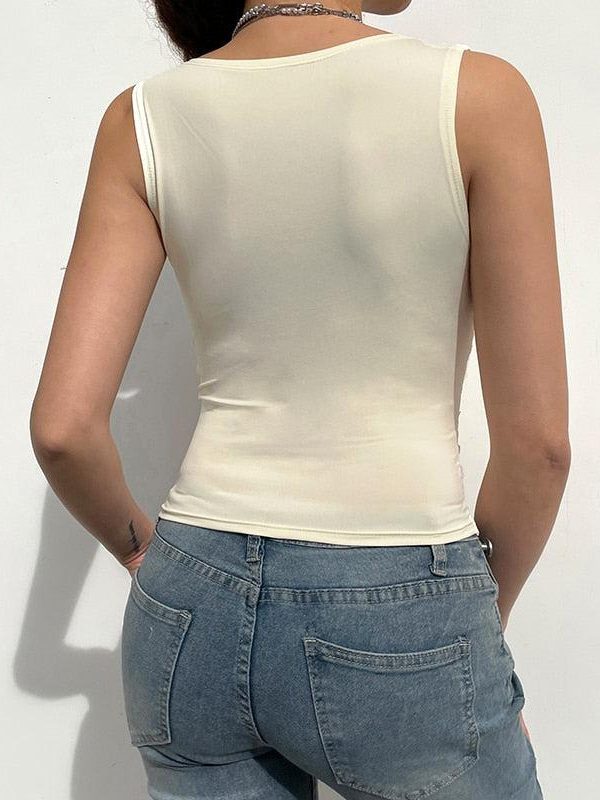 Coquette V-neck Lace Crop Top