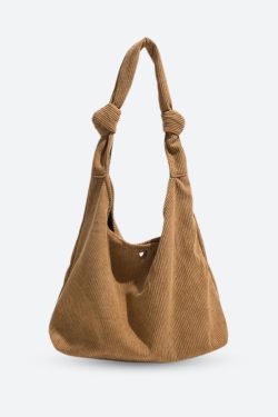 Corduroy Hobo Shoulder Bag