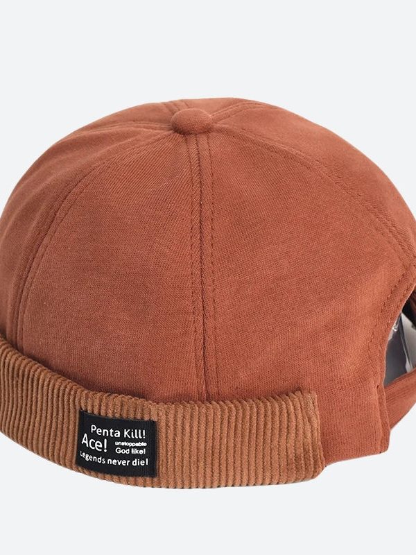 Corduroy Skull Cap