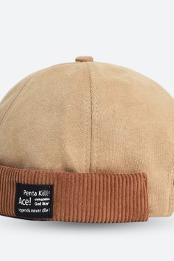 Corduroy Skull Cap
