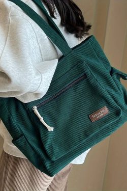 Corduroy Tote Bag