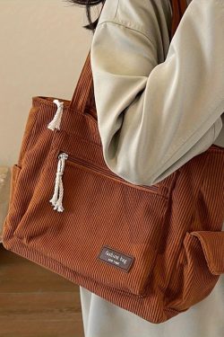Corduroy Tote Bag