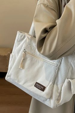 Corduroy Tote Bag