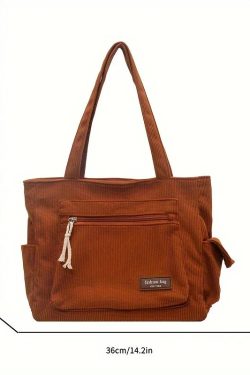 Corduroy Tote Bag