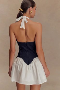 Corset Halter Mini Dress